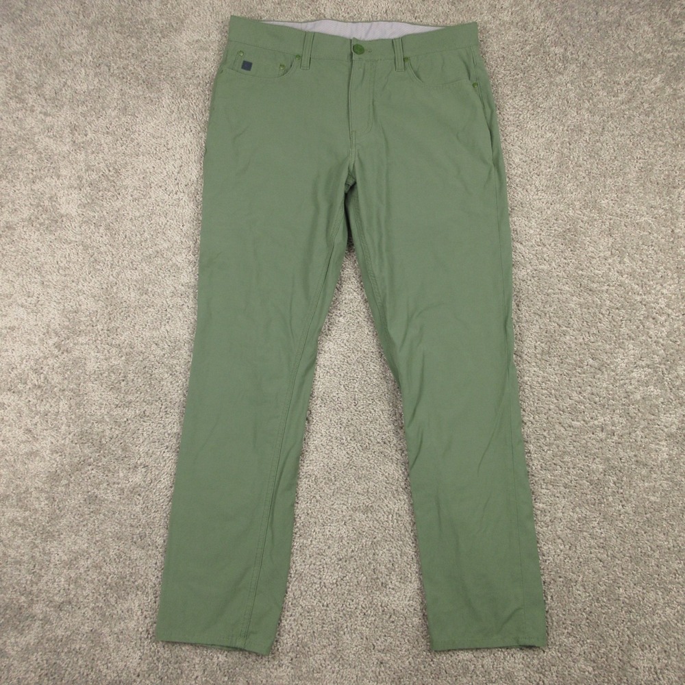 Vineyard Vines Pants Mens 34x30 Green OTG On The Go 5 Pocket Chinos Golf Office